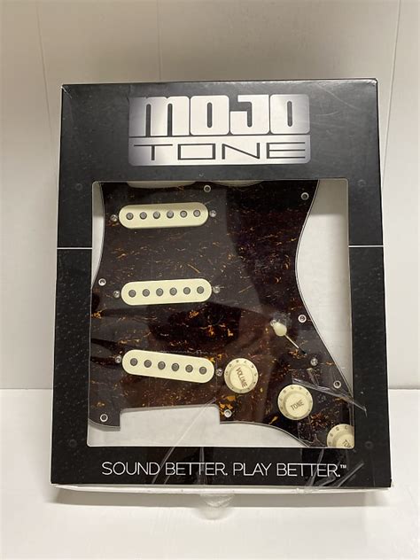 Mojotone Quiet Coil W Hot Bridge Strat Prewired Pickguard Reverb