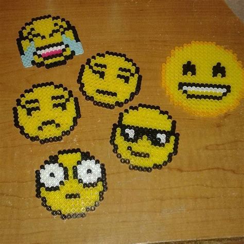 Emojis Perler Beads By Wonanesa Perler Bead Patterns Perler Bead