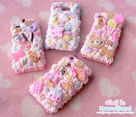 Kawaii Decoden Phone Case Whipped Cream Effect Case Cute