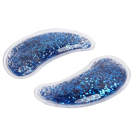 Eye Gel Ice Pack Relieve Fatigue Dark Circles Reusable Eye Gel Pad For Hot Cold Therapyblue