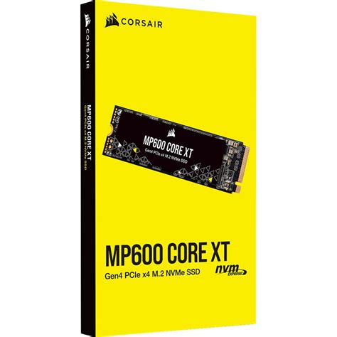 Corsair Mp Core Xt Tb Ssd Schwarz Pcie X Nvme M