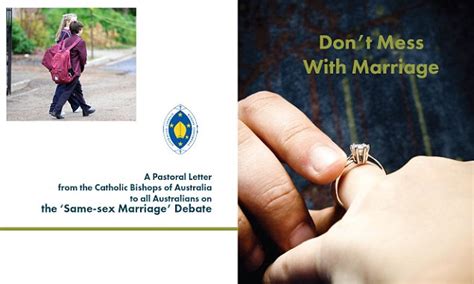 Anti Same Sex Marriage Letter Titled Don T Mess With Marriage Handed Out To Catholic School