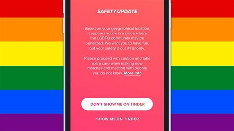 New Tinder Feature Protects Lgbtq People In Discriminatory Countries