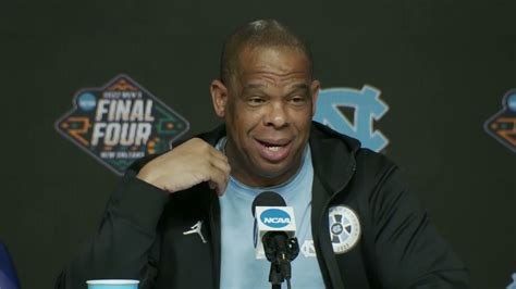 Video Hubert Davis Caleb Love R J Davis Pre National Championship