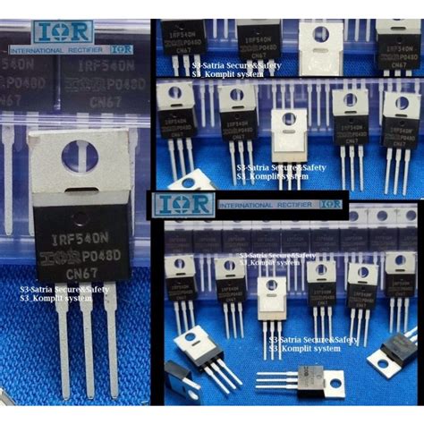 Jual Mosfet Transistor IRF540N IC IRF540 IRF 540 N Shopee Indonesia