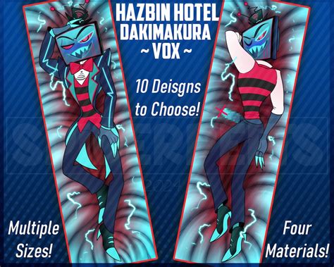 Hazbin Hotel Vox Dakimakura Body Pillowcase MADE TO ORDER - Etsy Australia