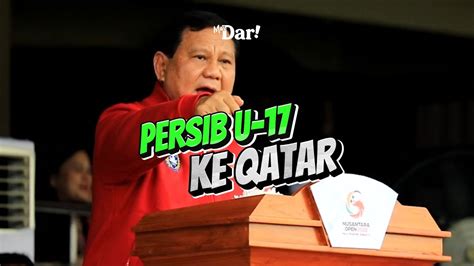 Prabowo Berangkatkan Pemain Persib U Ke Aspire Academy Qatar Youtube