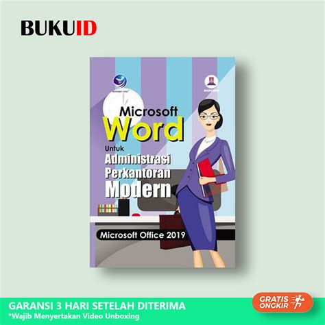 Jual Buku Microsoft Word Untuk Administrasi Perkantoran Modern