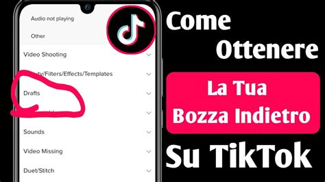 Come Recuperare Le Bozze In Tiktok Android Ios Come