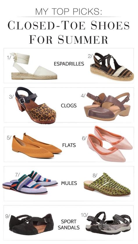 Closed Toe Shoes For Summer Espadrilles Flats Clogs And More The Mom Edit