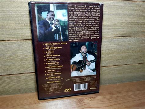 Dvd Legends Of Jazz Guitar Jazz Guitar Wes Montgomery Kenny