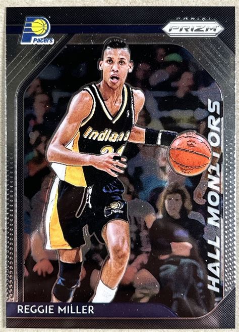 Prizm Reggie Miller Hall Monitors Base Insert Card Pacers