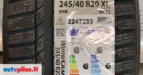 Kumho WinterCraft WP72, winter 245/40 R20 | A26887449