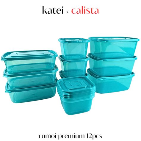 Jual Food Container Toples Bening Kotak Calista Rumoi Sealware Set