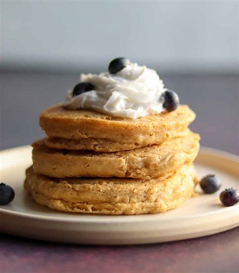 Fluffy Oat Flour Pancakes Recipe