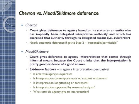 Chevron Deference Flowchart