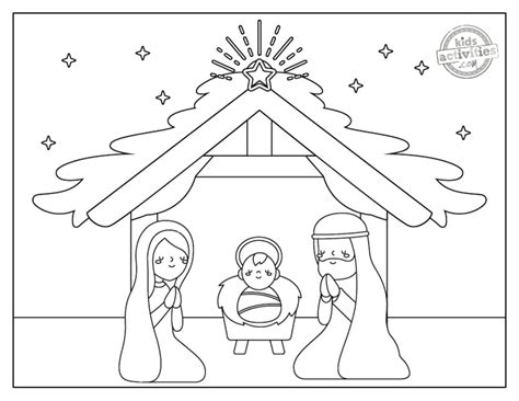 Nativity Coloring Pages | Kids Activities Blog