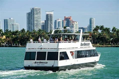 Miami Boat Tour Discover Biscayne Bay Celebrity Island Homes 90Min