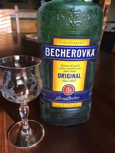 Becherovka chilled, straight out of my freezer! Listen to my new Czech ...