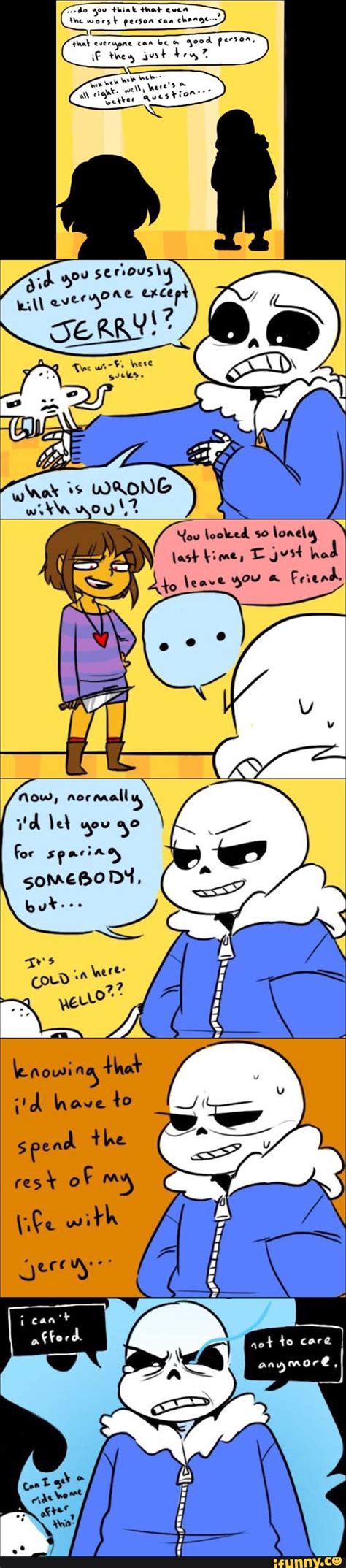 Undertale Jerry Shut Up Jerry No One Likes You Undertale Comic