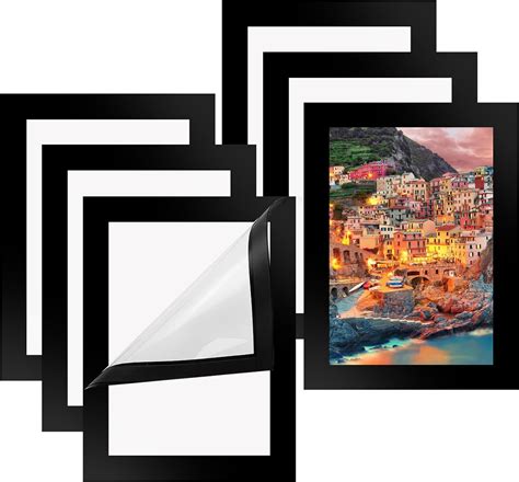 Bohoray 6 PCS A6 Cadre Magnetique Mural Pour Photos Cadre Photo