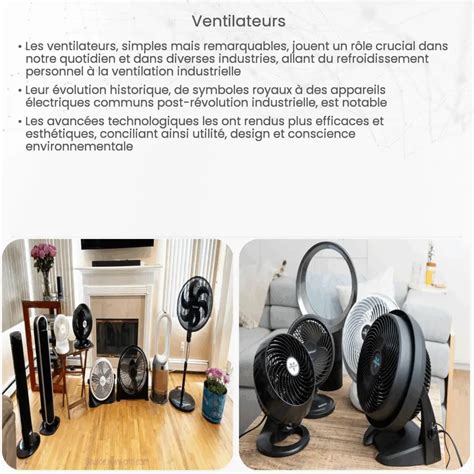 Ventilateurs Comment A Marche Application Et Avantages