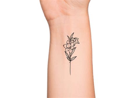daffodil tattoo 5