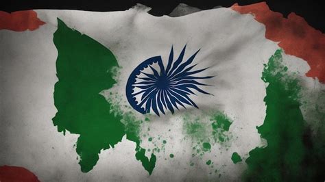 Premium AI Image | 3D Indian flag design