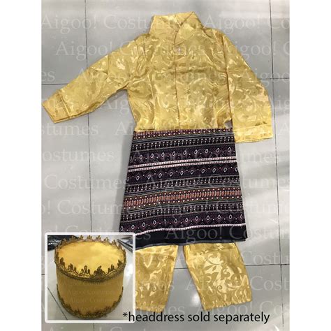 United Nations Malaysia Boy Costume Brunei Malaysian Traditional