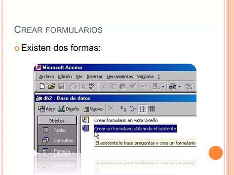 Practica Creacion De Formularios Ppt