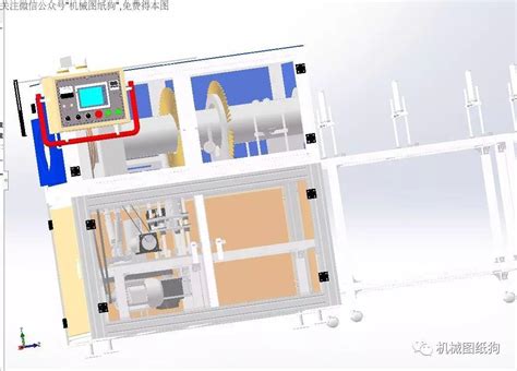 【非标数模】全自动圆筒机（包装行业非标设备）3d模型 Solidworks设计 Solidworks 仿真秀干货文章