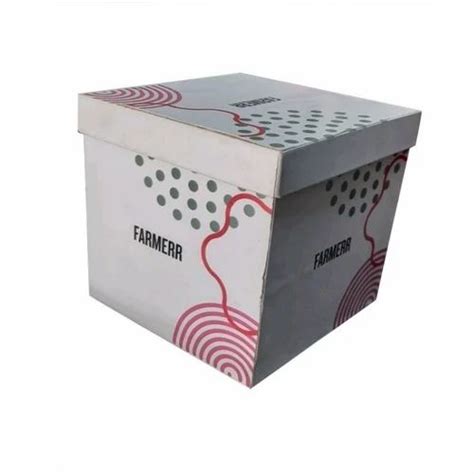 Double Wall 5 Ply Digital Printing Cmyk Square Printed Corrugated Box