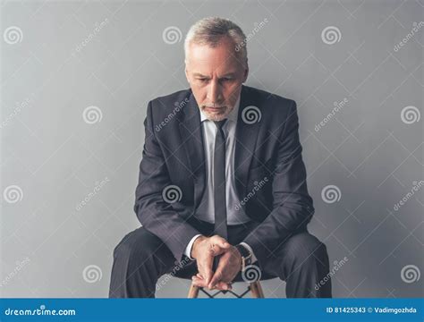 Handsome Mature Businessman Stock Image Image Of Older Male 81425343