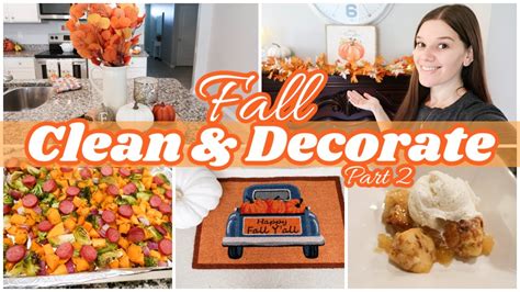 New Fall Clean And Decorate Part Fall Decorate With Me