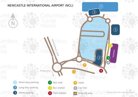 Newcastle Airport Map