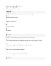 PSY 302 Week 4 Review Docx Score For This Attempt 24 Out Of 25