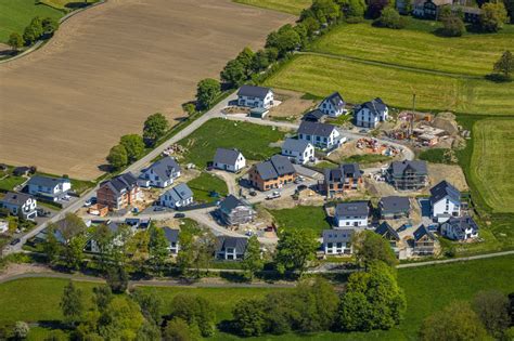 Schmallenberg Von Oben Baustellen Zum Neubau Wohngebiet Einer