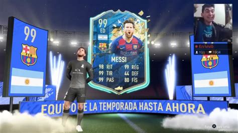 Messi Tots In A Packkkkk Fifa Youtube