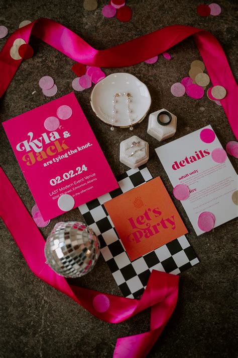 Hot Pink Wedding Stationery Designer