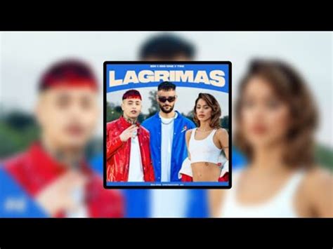 Big One Tini Bm Lagrimas Crossover Lyric Video Youtube