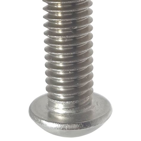 5 16 18 Button Head Socket Cap Screws Allen Hex Drive Stainless Steel