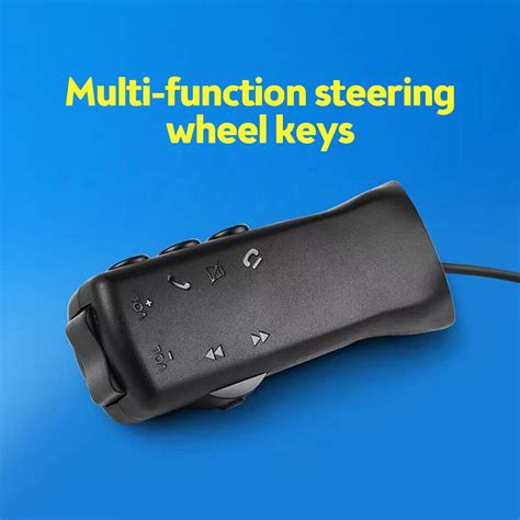 Universal Car Steering Wheel Remote Control Button For Bluetooth Radio