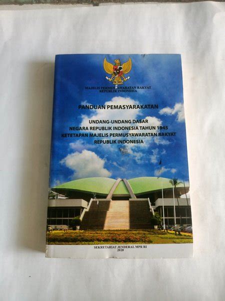 Jual Ori Panduan Pemasyarakatan Undang Undang Dasar Negara Republik