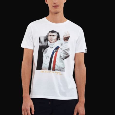 Duo Lederjacke Steve Mcqueen H Du Mans Mcqueen T Shirt The Man In