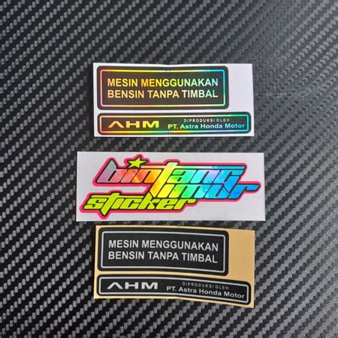 Jual Sticker Tangki Motor Honda Printcut Shopee Indonesia