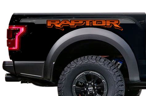 Raptor Truck Bed Graphic Decal Sticker Set For Ford F150 Raptor 62x725