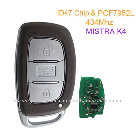 ID47 434Mhz clé de Marché secondaire pour Hyundai MISTRA K4 avec