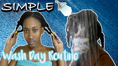 Quick And Simple Wash Day Routine Type 4 Natural Hair Youtube