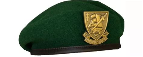 Beret Vert Commandos Marine Nationale Taille Avec Vrai Insigne Armee