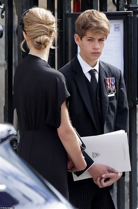 James Viscount Severn Says Farewell To Granny Lady Louise Windsor